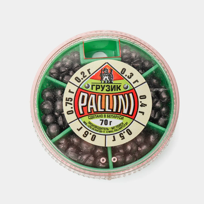 Набор грузил PALLINI 70g №4