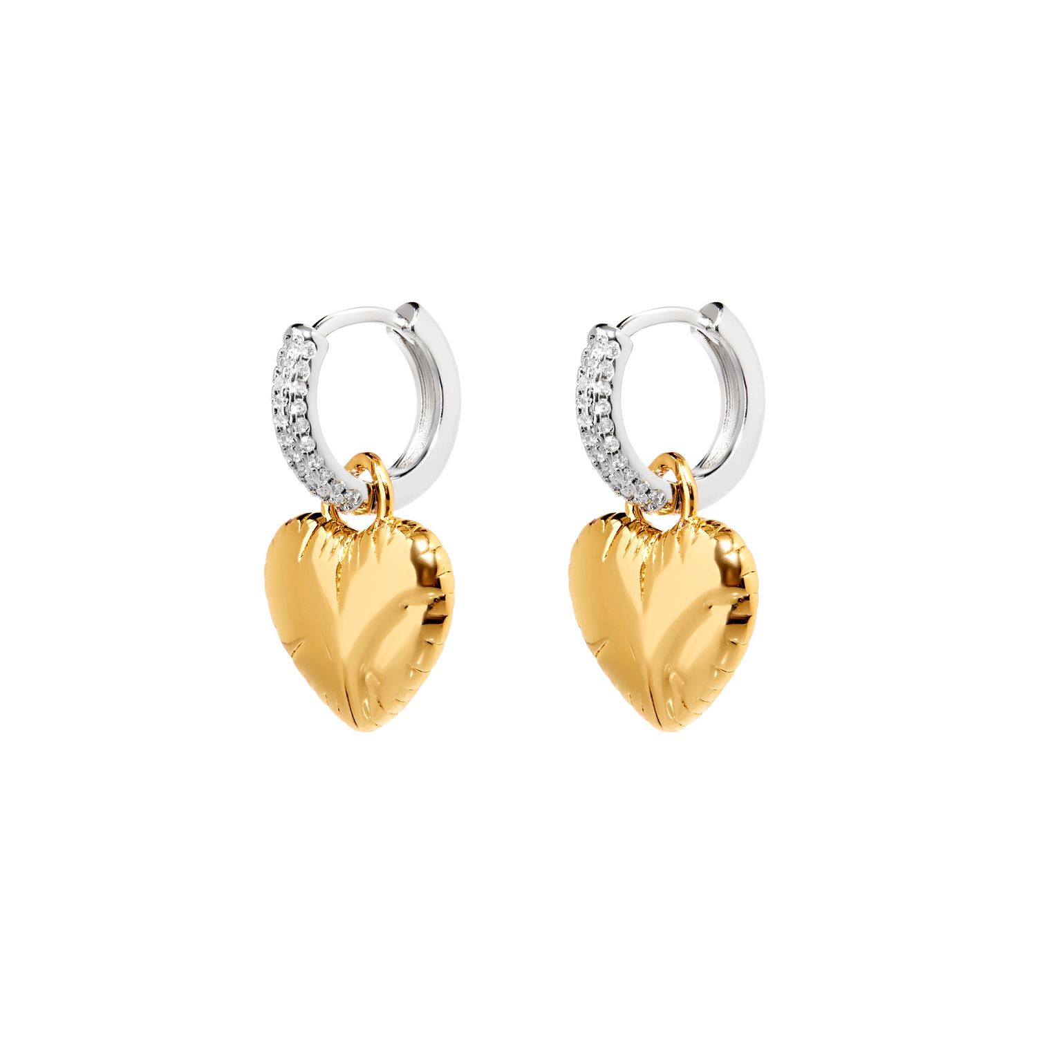 Серьги Bicolor Heart Earrings