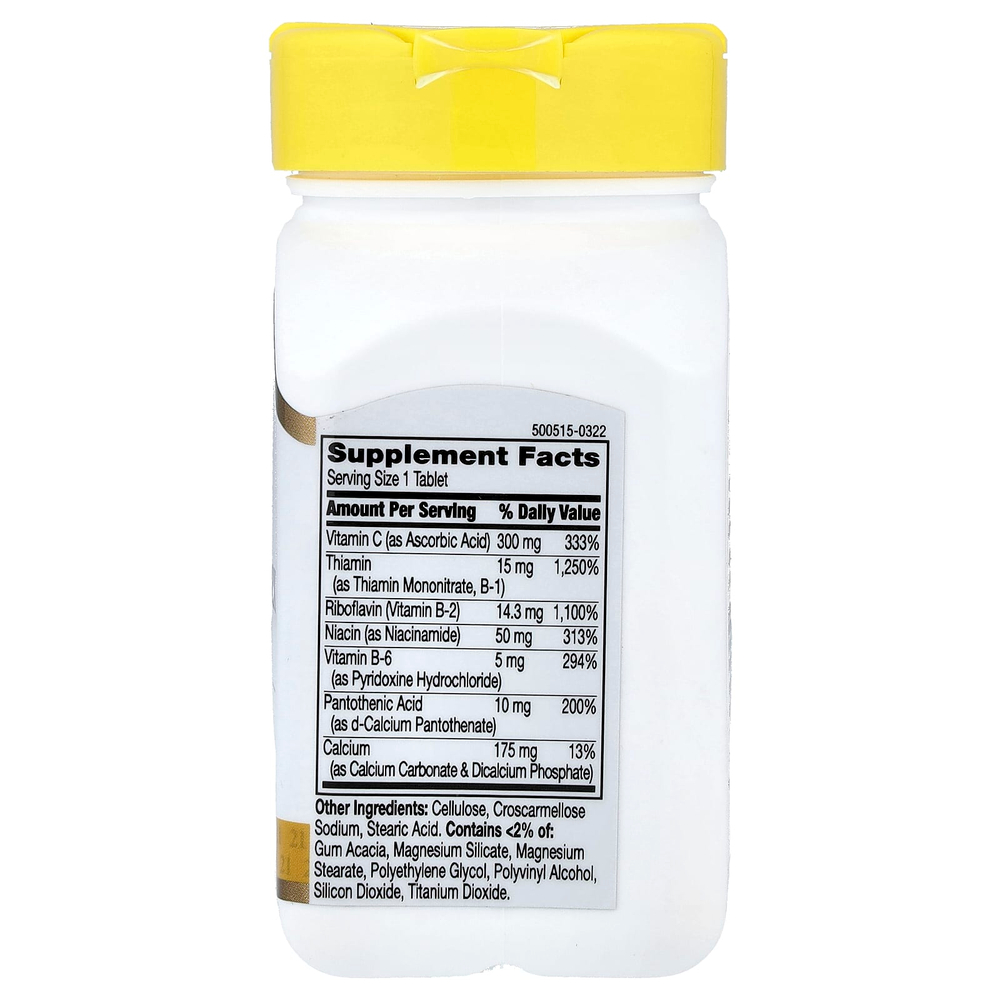 21st Century, комплекс витаминов группы B с витамином C, 100 таблеток