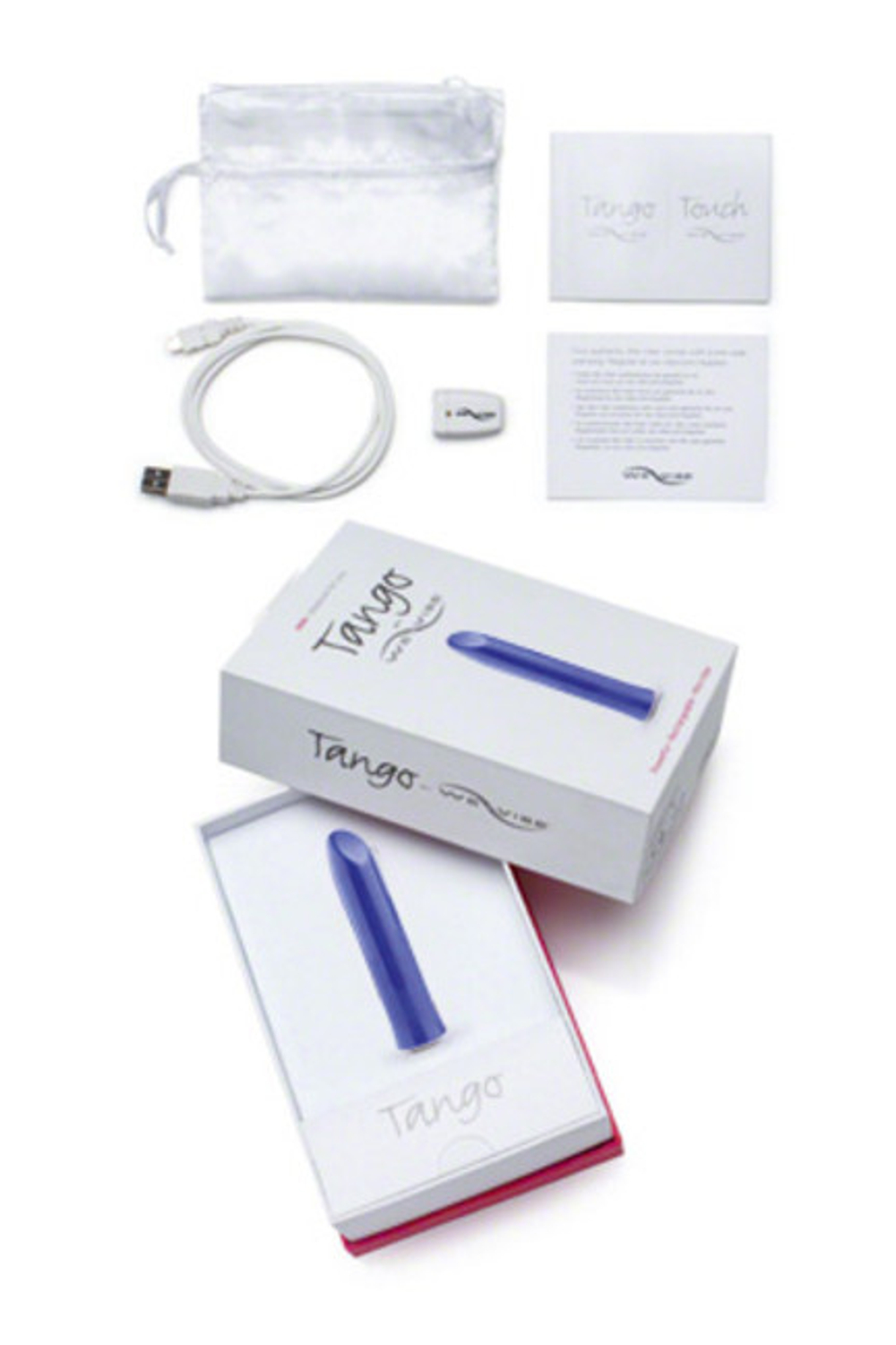 Мини вибромассажер WE-VIBE Tango Blue (8 режимов) (Цвет: голубой)