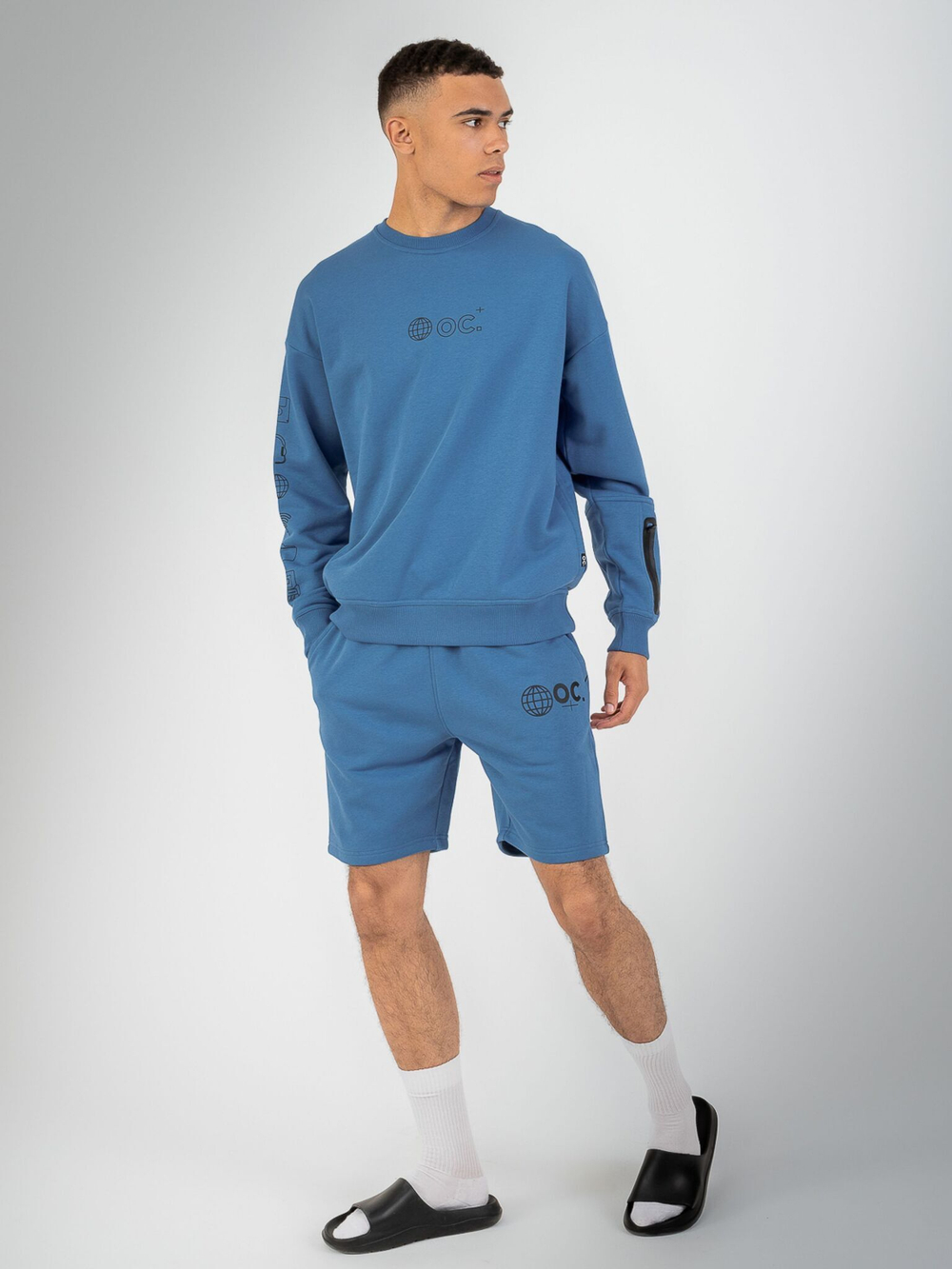 Свитшот мужской ORIGINAL CREATOR GLOBE SWEATSHIRT, Синий