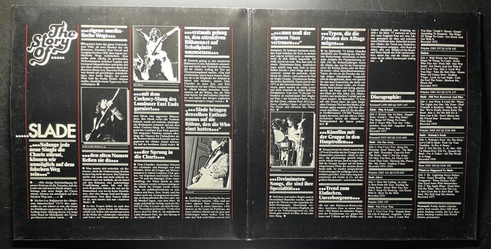 Slade ‎– The Story Of Slade 2LP (Германия 1977г.)