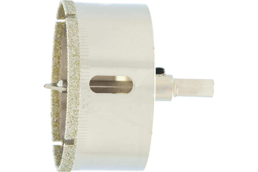 СВЕРЛО КОРОНКА СИБРТЕХ ПО КЕРАМИЧЕСКОЙ ПЛИТКЕ 60Х55ММ СВЕРЛОМ 72724