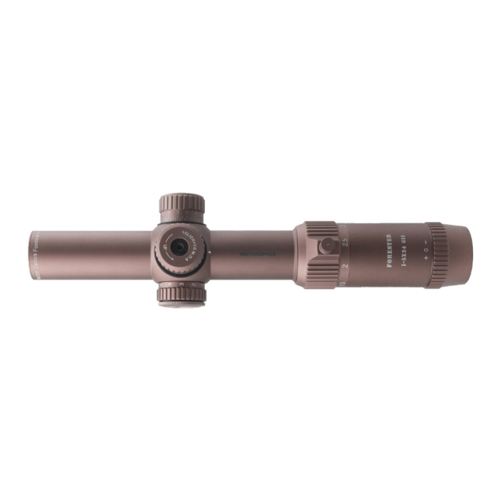 Оптический прицел Vector Optics SFP Forester 1-5x24 GenII Coyote FDE ( Сетка Illuminated Crosshair / с подсветкой )