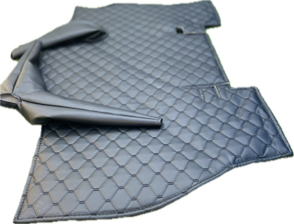 Коврик под рычаги КПП УАЗ 452, 3303 (чёрная нить Рубин)