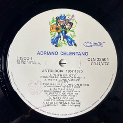 Винтажная виниловая пластинка LP Adriano Celentano Адриано Челентано Antologia (1957-1980) 5LP