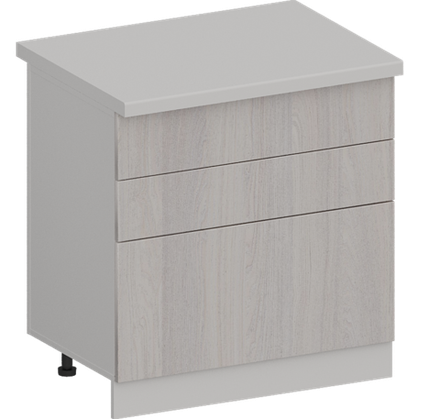 Кухня Модуль ШН3Я 800 Белый / Анкор