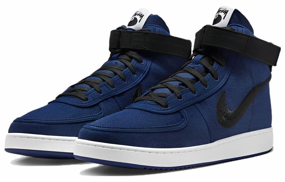 Кроссовки Stussy X Nike Vandal High "Deep Royal Blue"