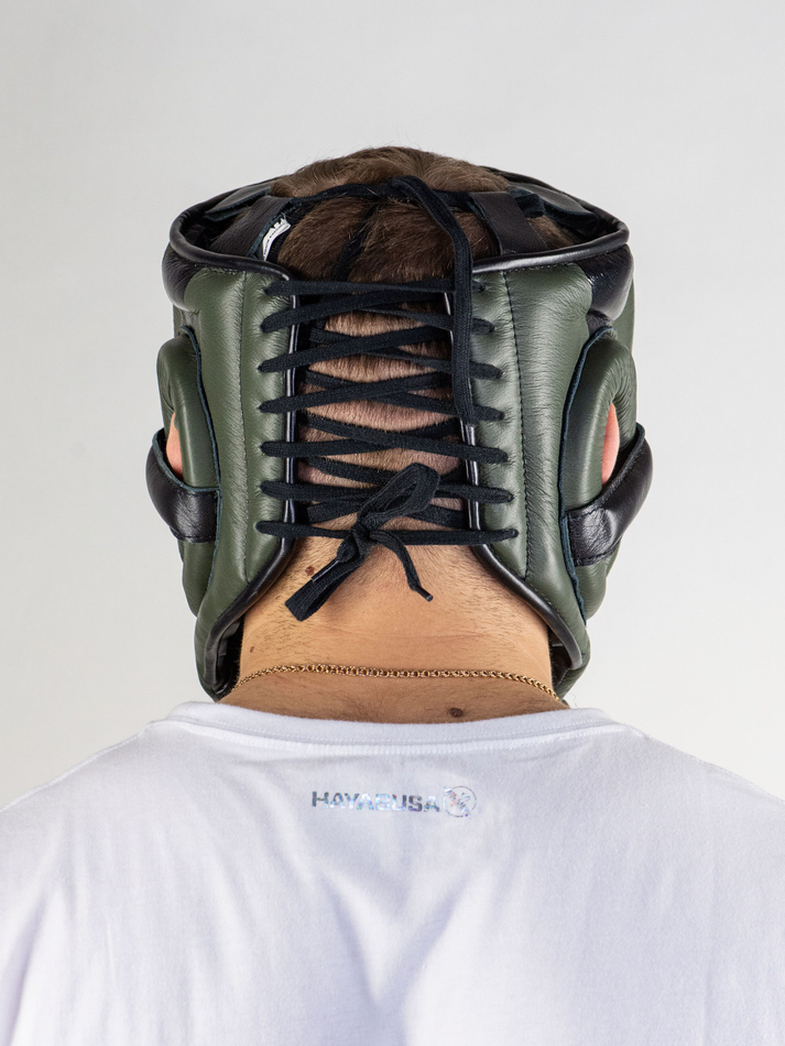 Боксерский шлем Venum Proboxing Cheek Headgear Linares Edition Khaki/Black/Gold