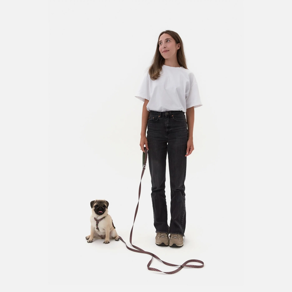 Настраиваемый поводок Jungle с винтовым карабином