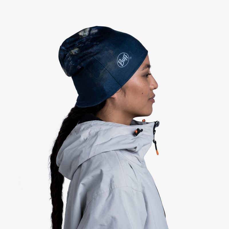 Тонкая теплая спортивная шапка Buff Hat Thermonet Hunder Multi Фото 3