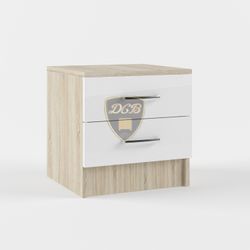 Тумба "Софи" СТБ 400.1 (дуб сонома/белый глянец), ЛДСП, ДСВ Мебель