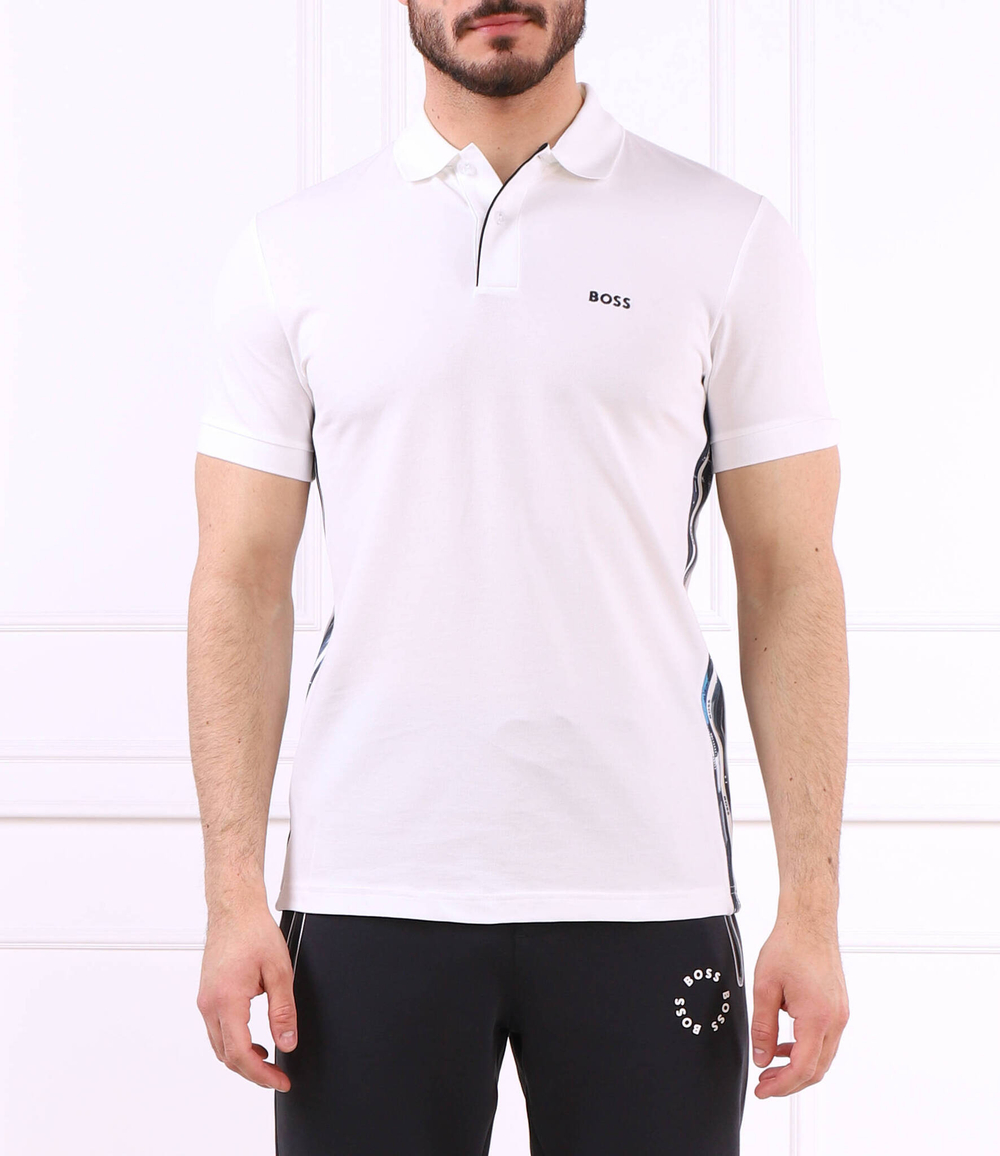 Футболка Поло Paule 2 BOSS GREEN - белый(50483203)