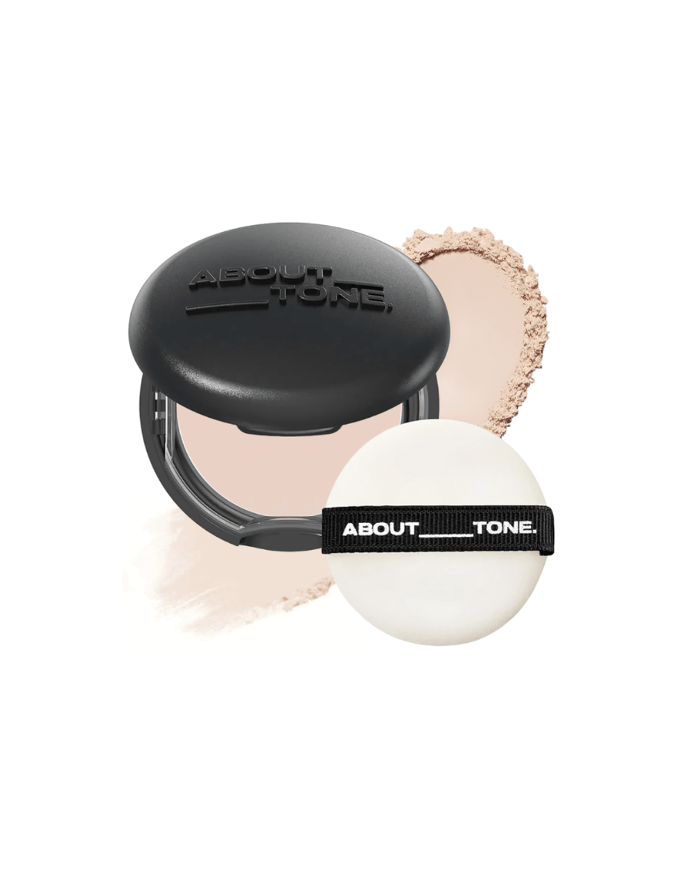 ABOUT TONE Blur Powder Pact - Компактная веганская пудра для лица (9 гр)
