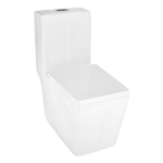 Унитаз-моноблок Azario RAYO 355х685х775 безободковый,с системой смыва Rimless, с быстросъемным сиденьем микролифт (AZ-6385)