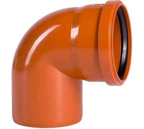 ПВХ Отвод d160 90" кирпич