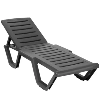Шезлонг Атлант цветной графит 1840х330мм