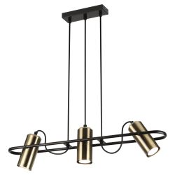 Светильник подвесной (подвес) Rivoli Elfriede 3101-203 3 * GU10 25 Вт модерн потолочный | Rivoli