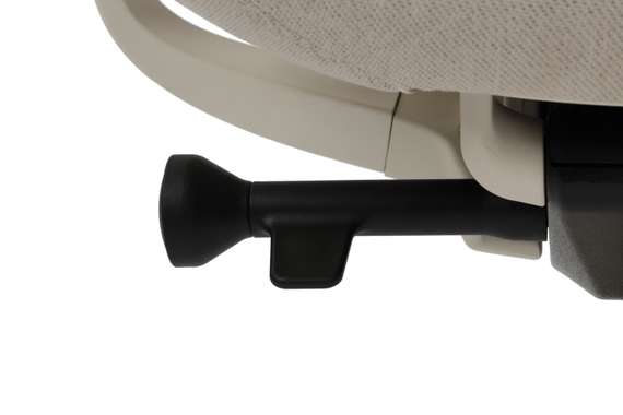 Кресло Antler EAN-001AW Белый пластик/Светло-бежевый