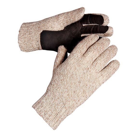 Перчатки ХАКСЫ бежевый-меланж