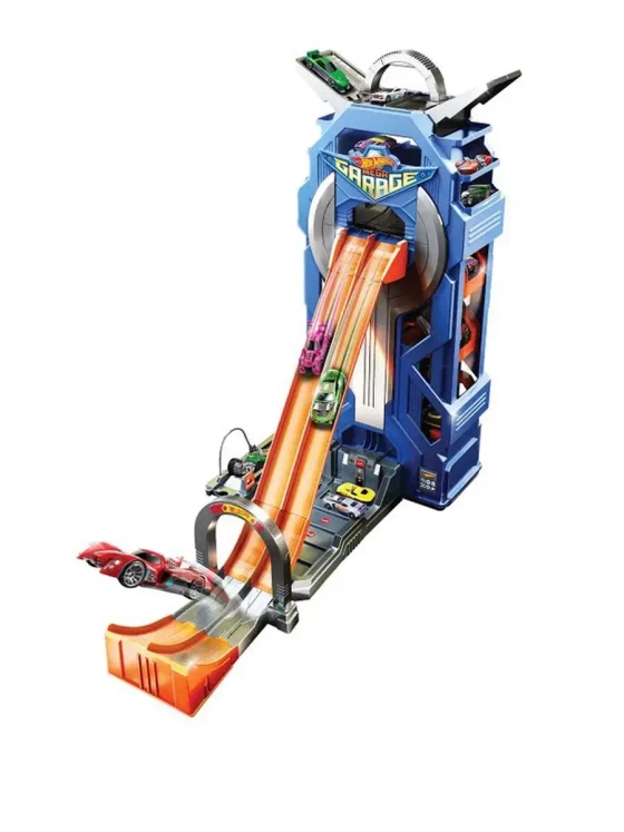 Автотрек Хот Вилс трек трасса Сити Мега гараж FTB68