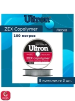Монофильная леска рыболовная Zex Copolymer 0,22 мм, 6,0 кг