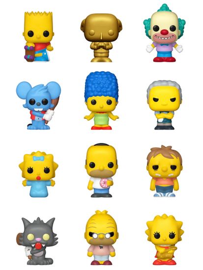 Фигурка Funko Bitty POP! Simpsons 1 штука в ассортименте (из12) 85722 / Фигурка Битти ПОП! по мотивам мультсериала "Симпсоны"