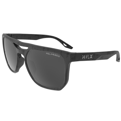 Спортивные очки HILX Carnage / Matt Solid Carbon / Black Polarized Lens