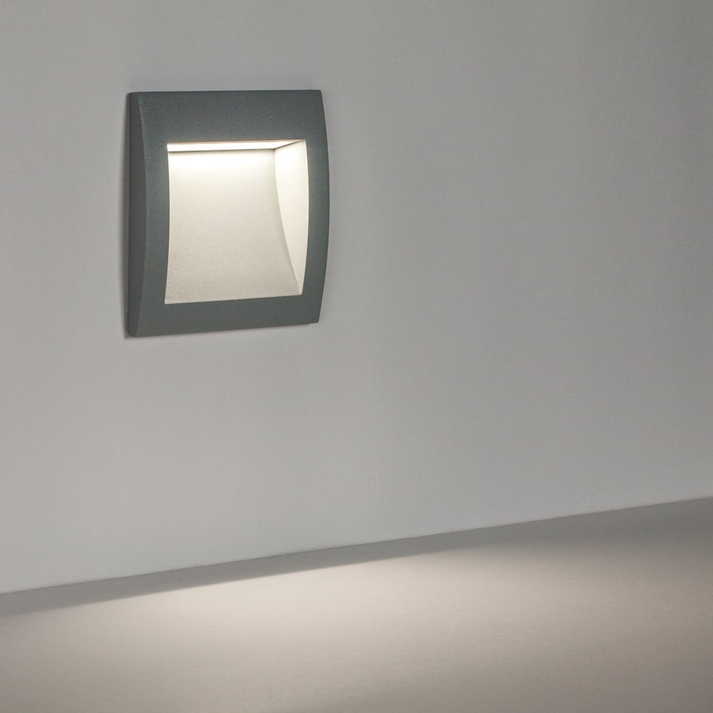 383694 Светильник ESTRA LED 5W 250LM 120G СЕРЫЙ 4000K IP55