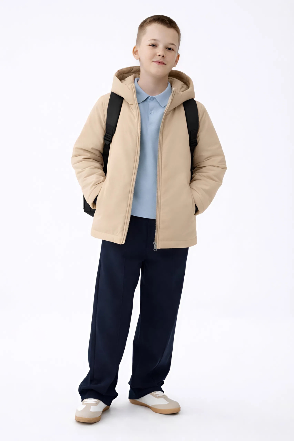 Куртка демисезонная для мальчика "HN-11" бежевый