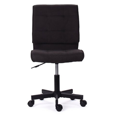 Детское компьютерное кресло черного цвета. Велюр