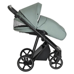 Детская коляска Roan Sol Кожа 2 в 1 RSL/2023 Misti Mint/Grey/руч. Серый