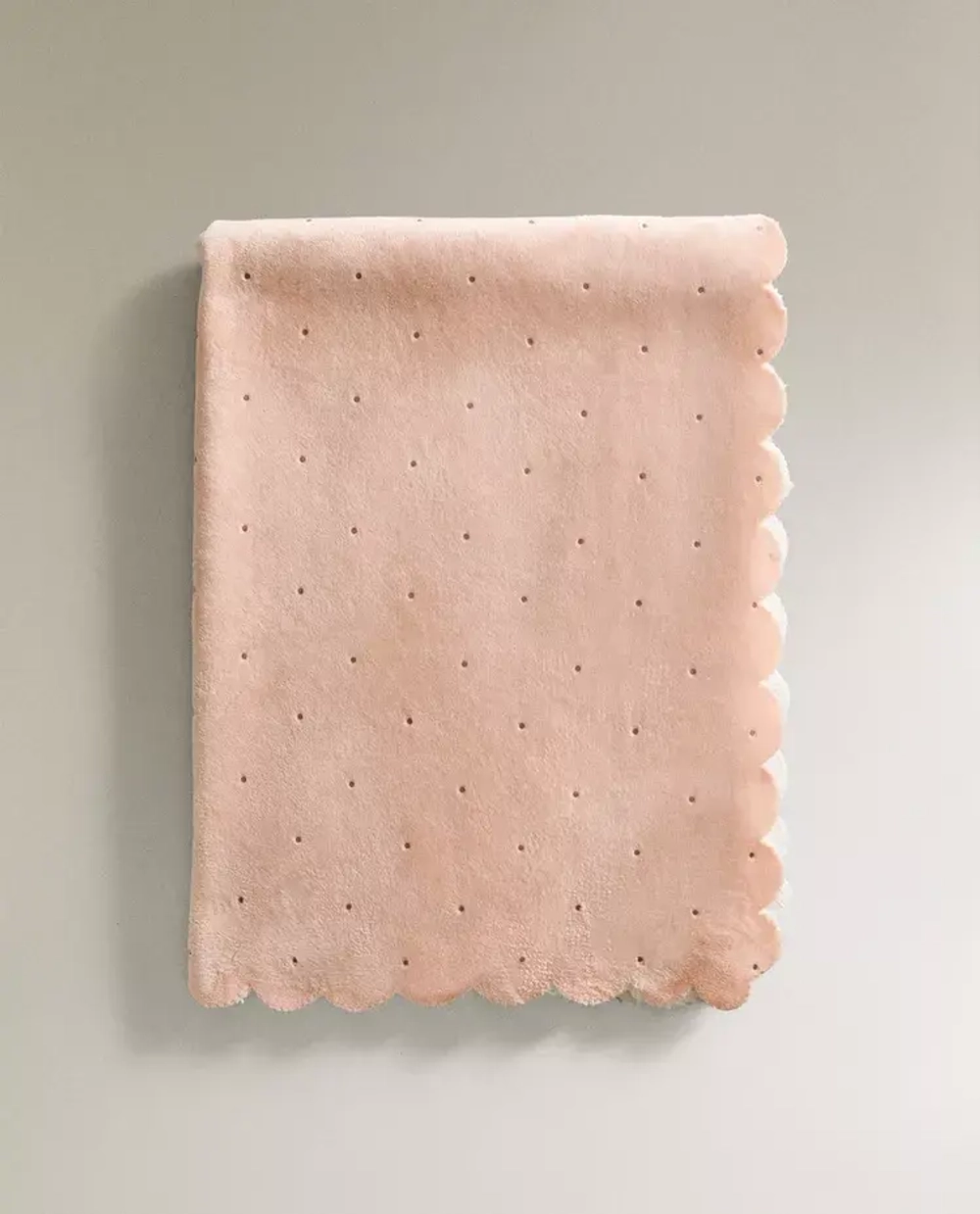 ZARA HOME ДЕТСКИЙ МЯГКИЙ ПЛЕД, РОЗОВЫЙ