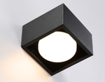 Светильник накладной TN70827 BK черный GX53 max 12W 100*100*60