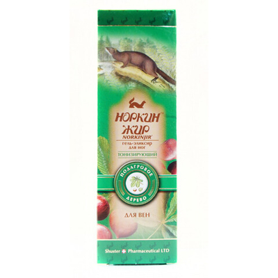 Гель для ног тонизирующий, Норкин жир, 70г, Шустер