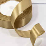 Лента Атласная 2см х 28м Сатин (Золотой)