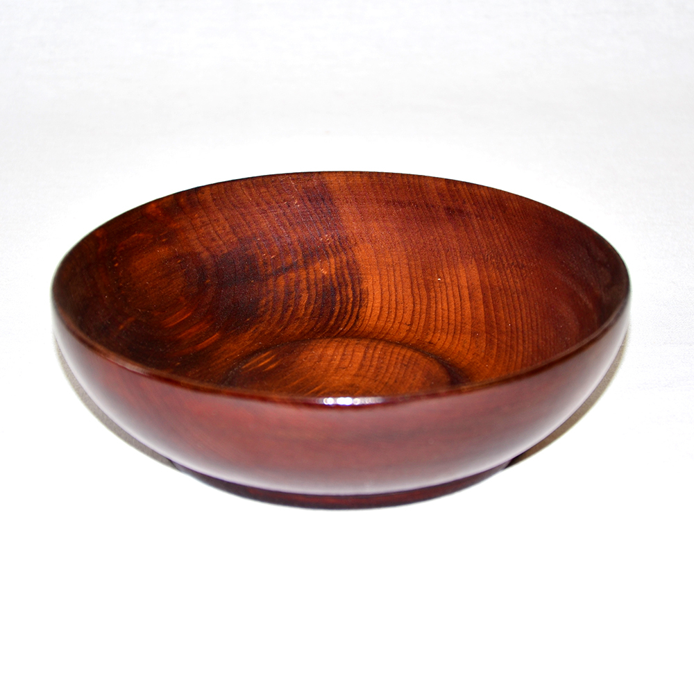 Деревянная тарелка пиала чаша Art of Siberia из натурального дерева сибирский кедр T16