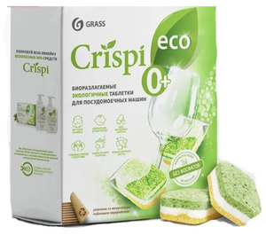 GraSS "CRISPI" Экологичные таблетки для посудомоечных машин (100 шт.)