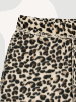 Флисовые брюки Mjölk Beige Leopard
