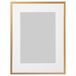 IKEA LOMVIKEN  (ИКЕА ЛОМВИКЕН)  -  Рамка, цвет золота, 30x40 см