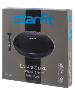 Диск балансировочный BP-104, с насосом, массажный, лаймовый