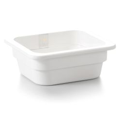Гастроемкость 1/6 h65 мм пластик меламин 174*159*65 мм 1 л White P.L. Proff Cuisine