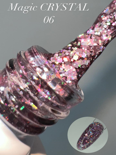 Гель-лак FOR YOU Magic Crystal № 06