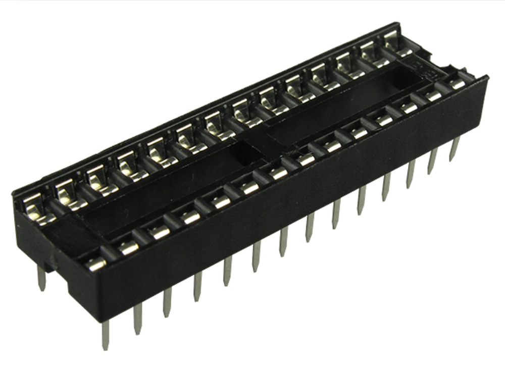 Панелька для микросхем шаг 2,54 SCS-28 на 28 pin