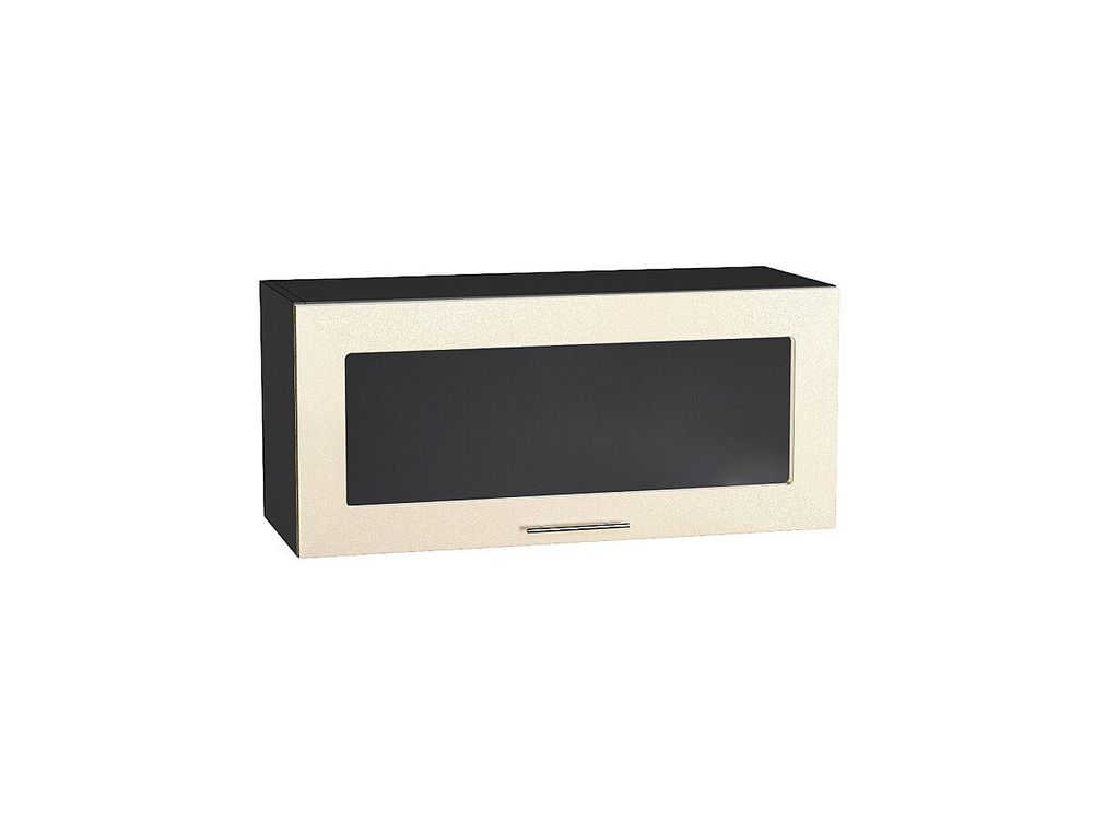 Шкаф верхний горизонтальный остекленный Валерия-М