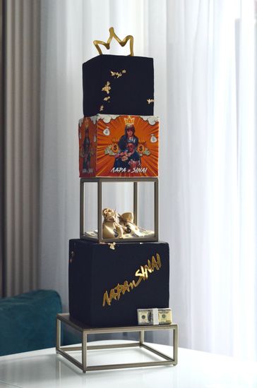 Шоу-торт на презентацию клипа Лара и Sinai