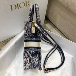 Christian Dior Mini Book Tote Phone Bag