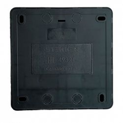 Розетка четверная без заземления Stekker София 49321