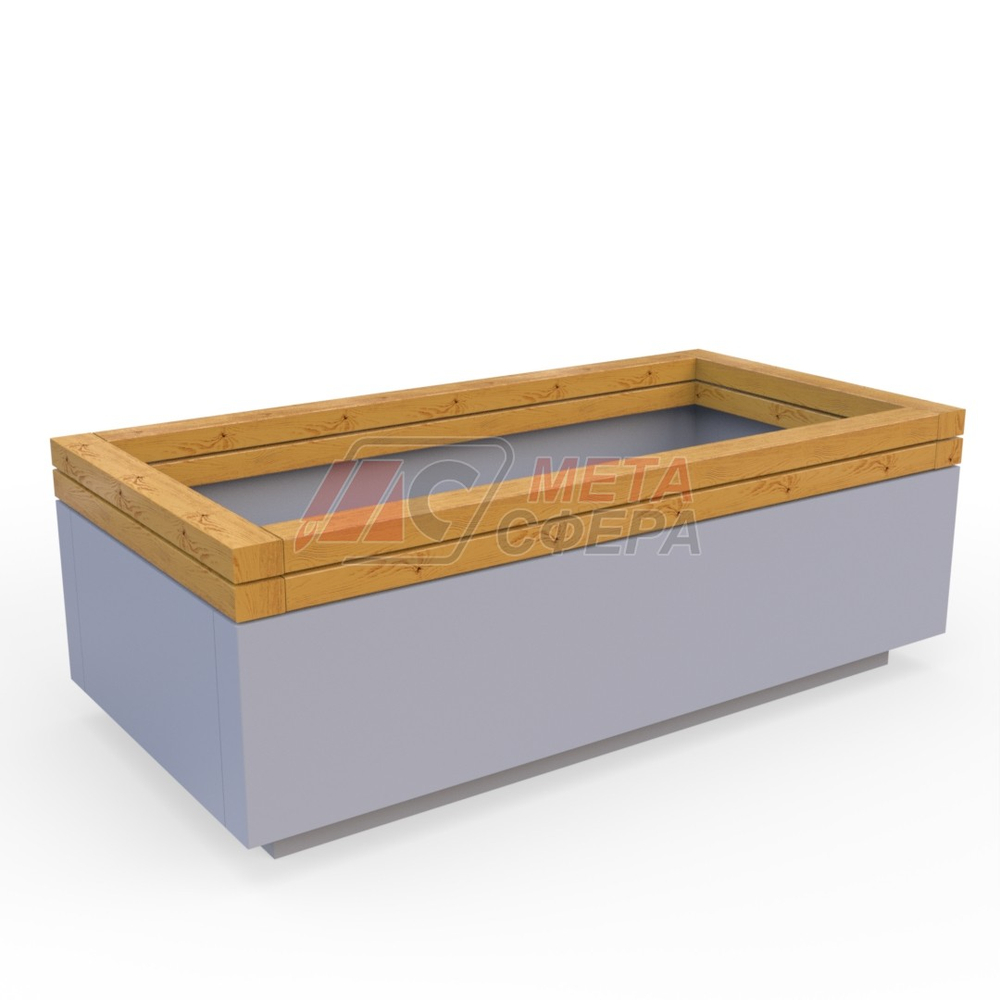 Вазон Rail Road широкий