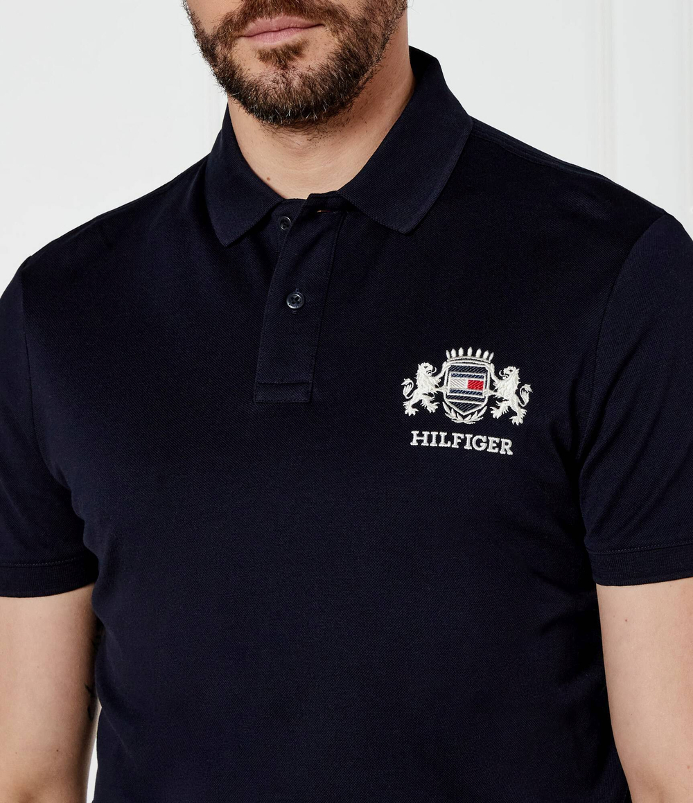 Поло Tommy Hilfiger - темно-синий(MW0MW37516)